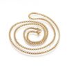 Dames of Heren ketting 60 cm gold Eli - Afbeelding 3