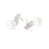 Cubic parel stud oorbellen - Afbeelding 3