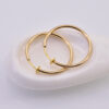 Clip oorring 30mm 18k