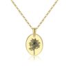Geboortebloem collier rvs - Afbeelding 11