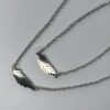 Ketting en armband met veer-hanger - Afbeelding 2