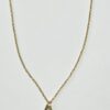 Ketting met initiaal 18k verguld - Afbeelding 2