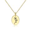 Geboortebloem collier rvs - Afbeelding 10