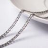 Gedraaide kabelketting Meta per 10 cm rvs - Afbeelding 2