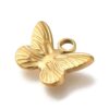 Hanger rvs vlinder gold - Afbeelding 2