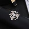Broche kristal vlinder