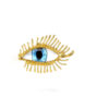 Broche oog emaille
