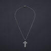 Collier met kruisje rvs - Afbeelding 3