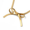 Collier met strikje kleur goud - Afbeelding 2