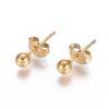 Oorknopjes ip gold 4mm