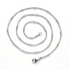 Slangenketting rvs 45 cm - Afbeelding 5