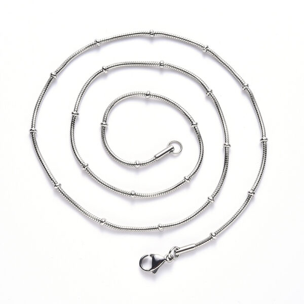 Slangenketting rvs 45 cm - Afbeelding 5