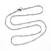 Slangenketting rvs 45 cm
