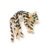 Broche luipaard goud